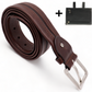 Moneybelt  - Gratis Leren Riemtasje - Bruin Riemtasje - Riem Met Rits - Riem Met Geheimvak