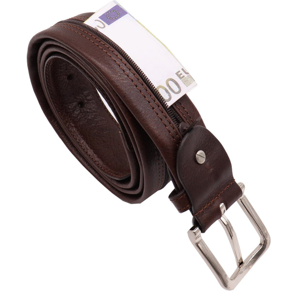 Moneybelt - Geldriem - Geldbuidel - Moneybelt - Bruin