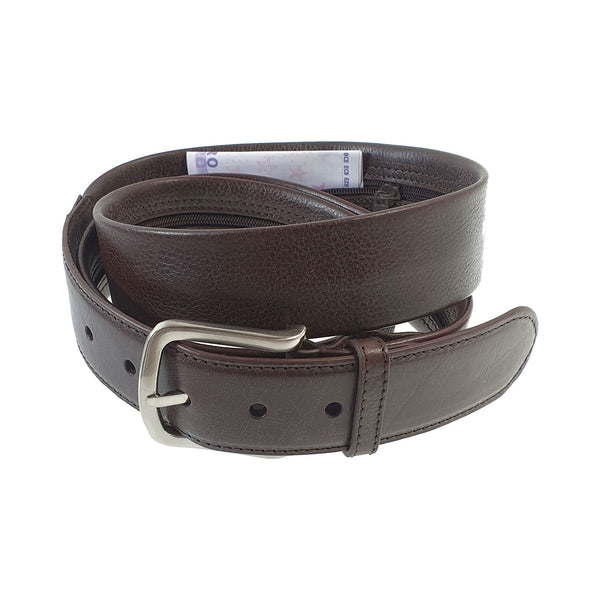 Moneybelt - Geldriem - Geldbuidel - Moneybelt - Bruin