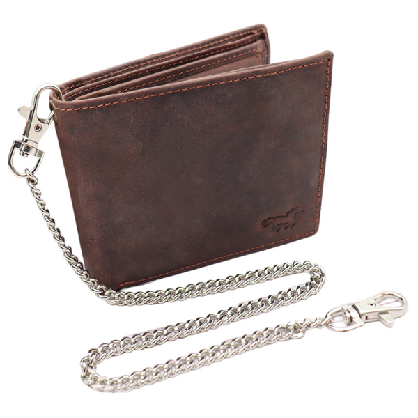 Portemonnee Heren Met Ketting - Grote Portemonnee Uitgebreid - Chain Wallet - Biker Wallet - Heren Portefeuille