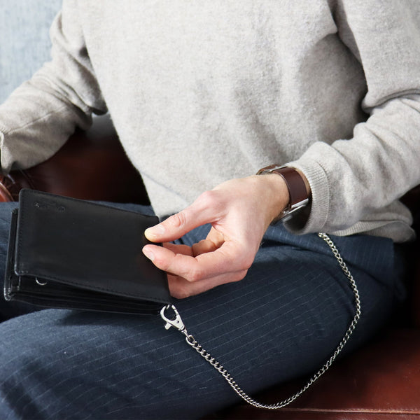 Portemonnee Heren Met Ketting - Grote Portemonnee Uitgebreid - Chain Wallet - Biker Wallet - Heren Portefeuille