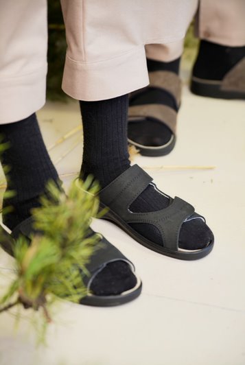 Professionelle Sandalen - Schwarz