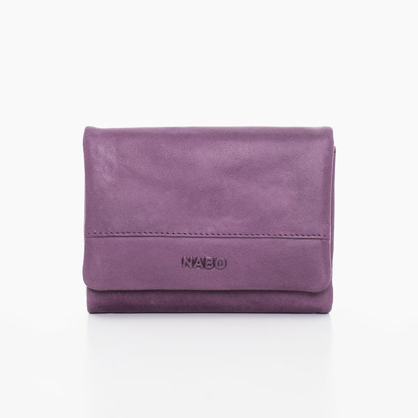 Leather Wallet NK304 (RFID Blocking) – Purple