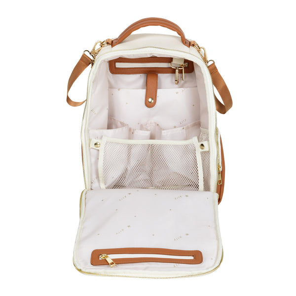 Small diaper backpack - Cappuccino