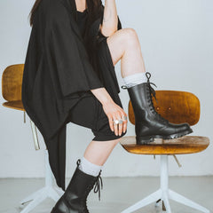 516 High Aviator Boots - Schwarz