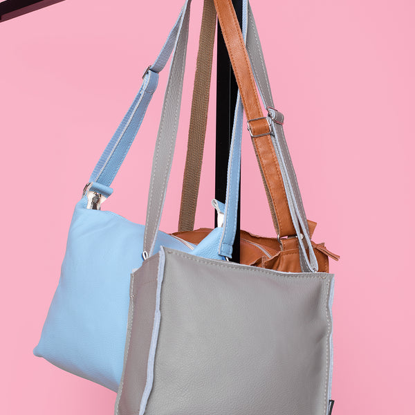 Folk 1 shoulder bag – light grey