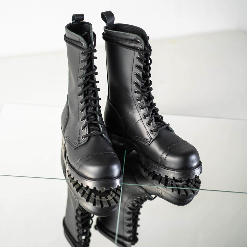 516 High Aviator Boots - Schwarz