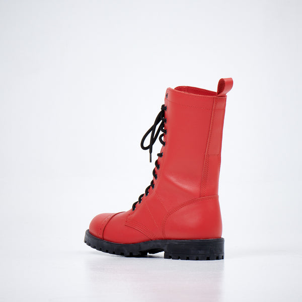 516 aka High Aviator Boots - Black
