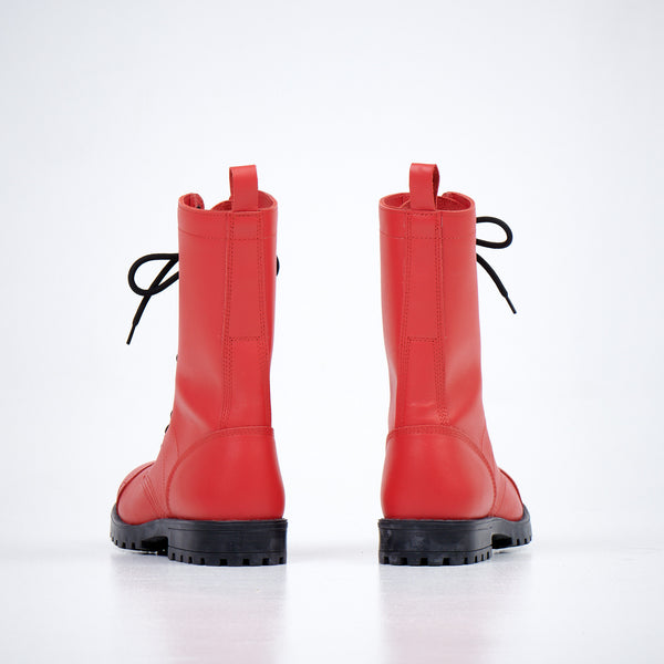 516 aka High Aviator Boots - Black