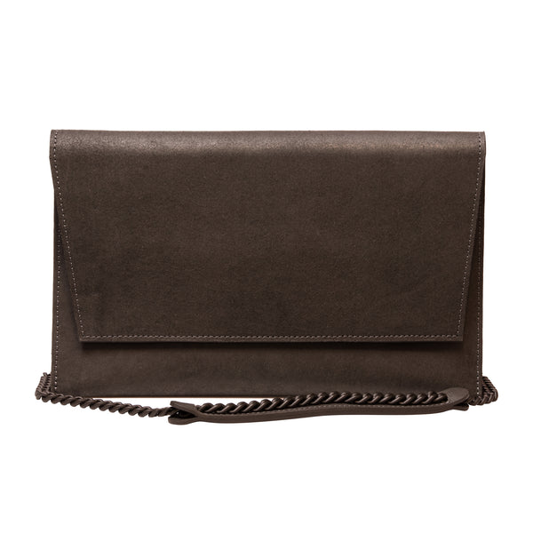 Shoulder bag with chain – black