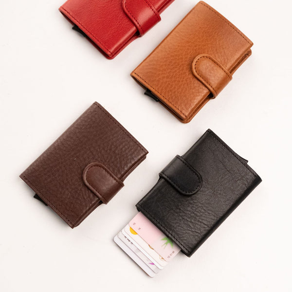 Leather wallet 40-25 with RFID/NFC blocking card holder