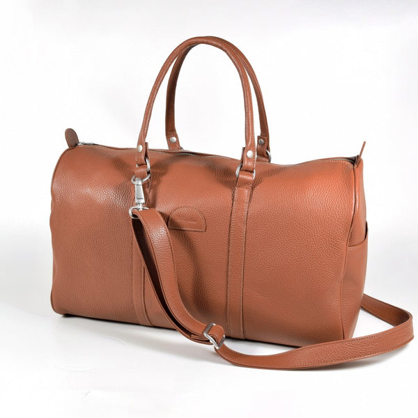 Leather travel or sports bag – light brown