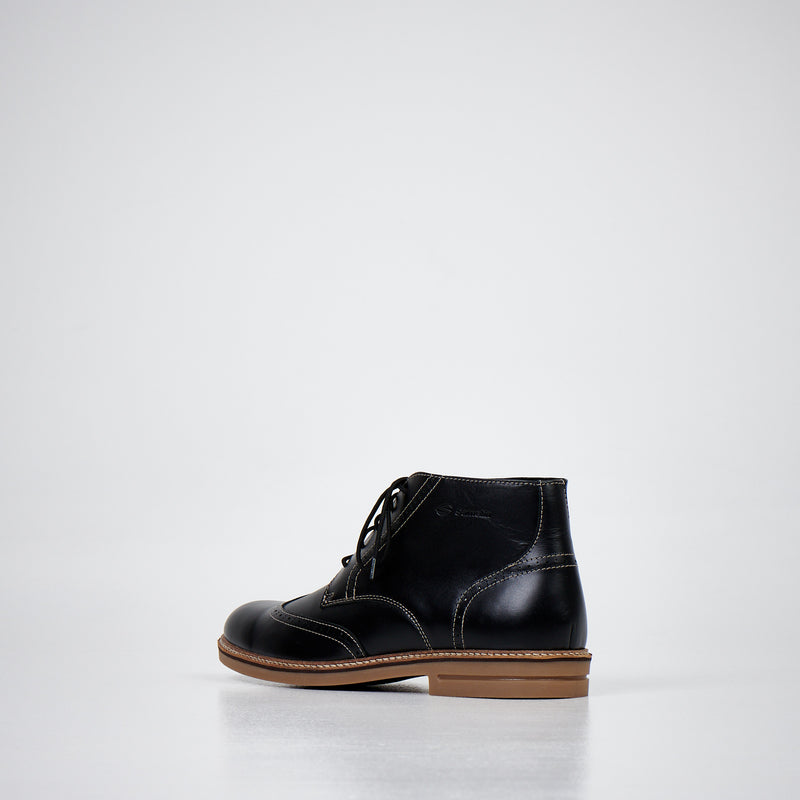 Dunkelbraune Stiefeletten 424